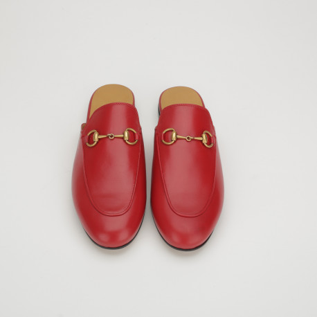 Gucci czerwone klapki
