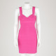 Herve Leger różową sukienka