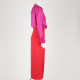 The Attico różowo czerwona sukienka