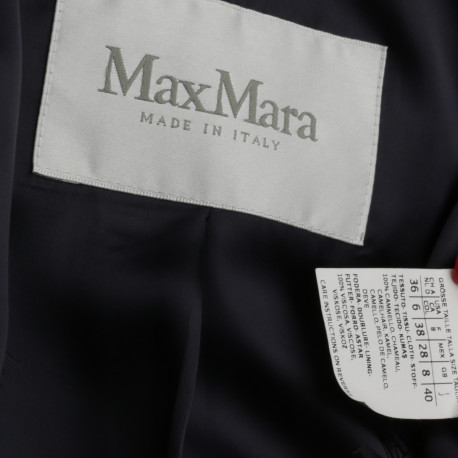 Max Mara Płaszcz granatowy