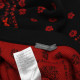 Alexander McQueen czarna spódnica czerwony wzór