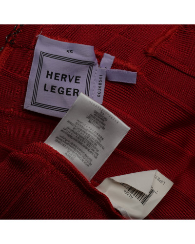 Herve Leger Sukienka czerwona