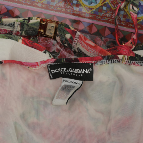 Dolce & Gabbana Kostiumy kąpielowe czerwone roze