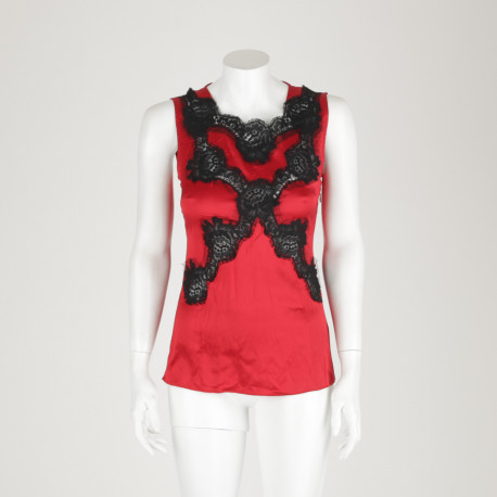 Dolce & Gabbana Ubranie czerwony top