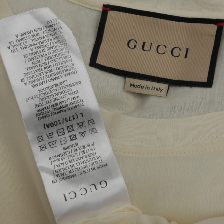 Gucci Ubranie kremowy tshirt