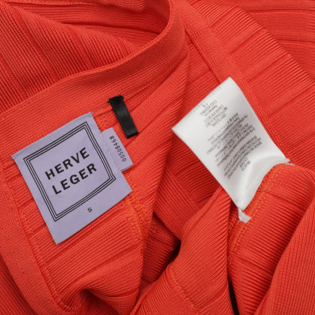 Herve Leger Ubranie spódnica pomarańcz