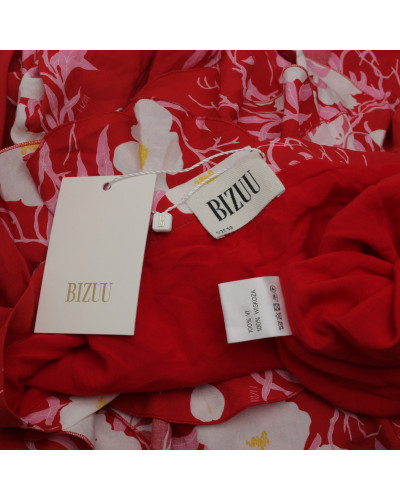Bizuu Ubranie czerwona spódnica w kwiaty