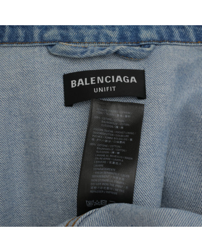 Balenciaga Ubranie kurtka jeansowa z logo