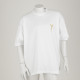Vetements Ubranie biały t-shirt z logo nowy