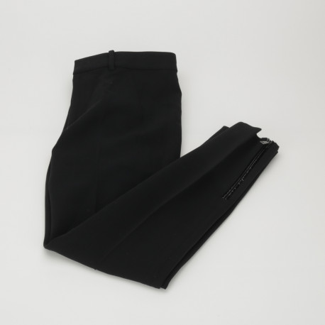 Ralph Lauren Spodnie czarne z suwakami