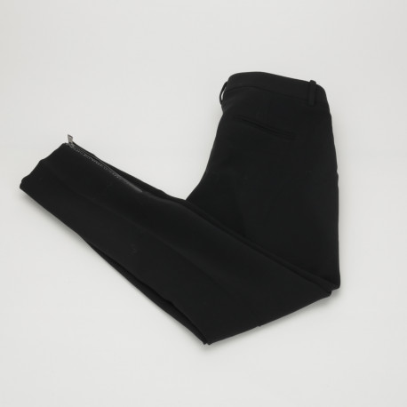 Ralph Lauren Spodnie czarne z suwakami