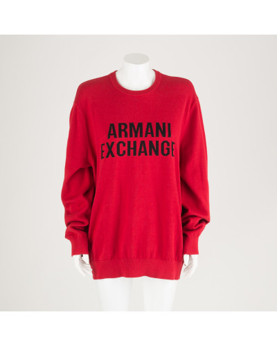 Armani Sweter czerwony