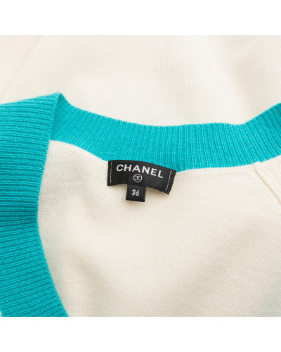 Chanel  sweter z logo