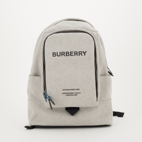 Burberry Plecak szary z logo