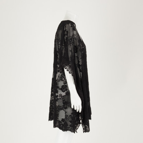 Ralph Lauren Sukienka czarna koronkowa