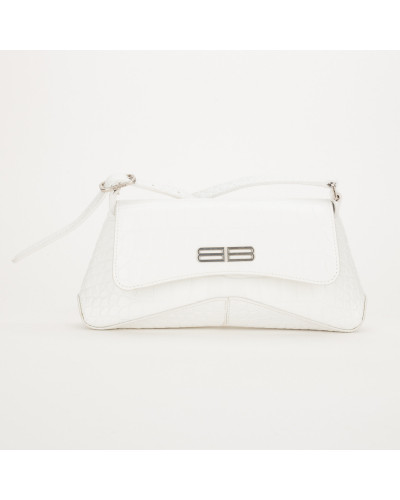 Biała torebka logo 'XX Flip Bag' Balenciaga - sklep Pyskaty Zamsz