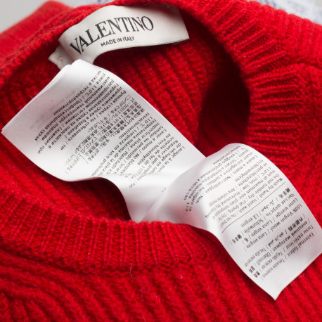 Valentino sweter czerwony