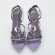 Versace fioletowe sandały