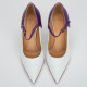 Loewe biało fioletowe buty
