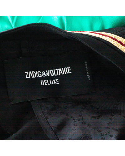 Zadig & Voltaire Płaszcz czarny długi