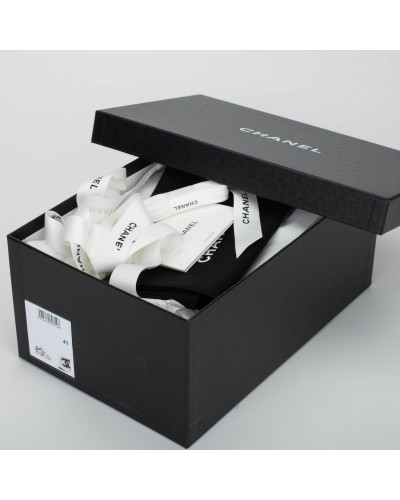 Chanel  biało-srebrne sneakersy