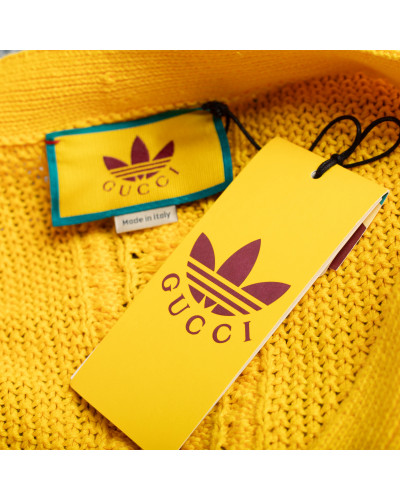 Gucci x Adidas żółty sweter