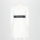 Saint Laurent  biała koronkową sukienka