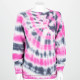 Prada różowy sweter tie dye