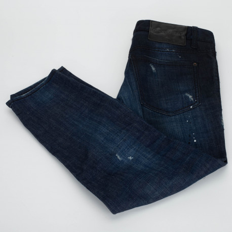 Dsquared2 Ubranie ciemno-niebieskie jeansy
