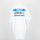 Vetements Biały T-shirt z niebieskim