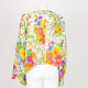 Balenciaga Ubranie Szeroka bluzka w kwiaty