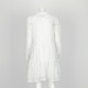 J. Crew Sukienka biała ażurowa