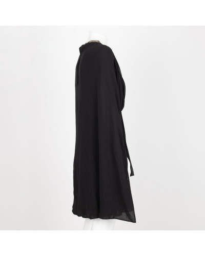 The Kooples czarna plisowana sukienka