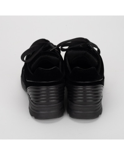 Chanel  Buty czarne aksamitne