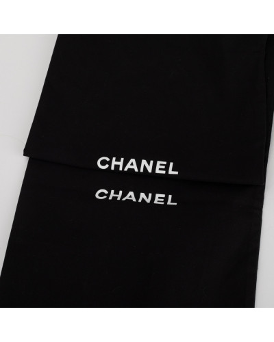 Chanel  Buty czarne aksamitne