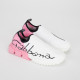 Dolce & Gabbana Buty sportowe biało różowe
