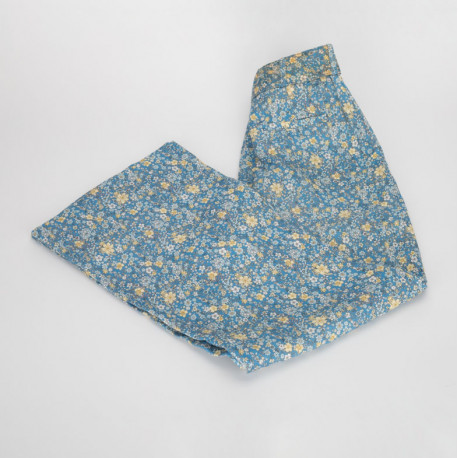 Zimmermann Spodnie niebieskie w kwiaty