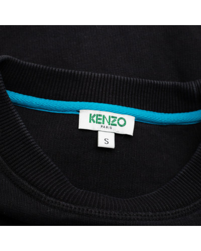 Kenzo Bluza czarna. logo