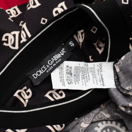 Dolce & Gabbana Bluzka czarna w logo
