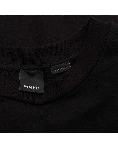 Pinko Sukienka czarna z logo