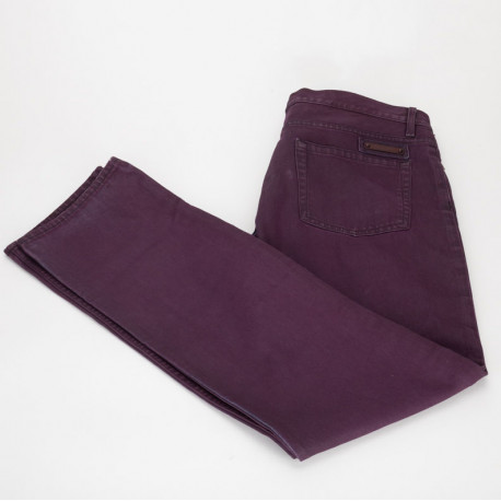 Burberry Spodnie fioletowe spodnie męskie