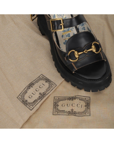 Gucci Buty sandały czarne