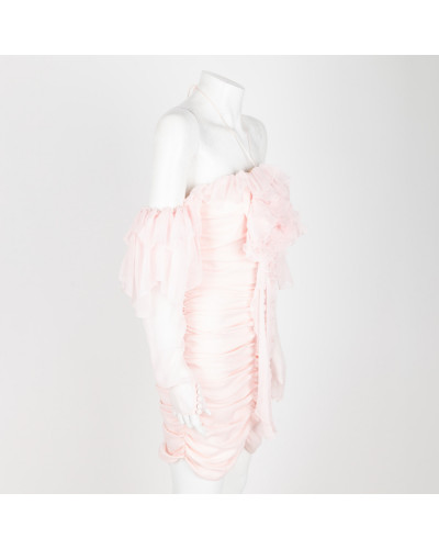 Magda Butrym różową sukienka