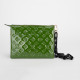 Louis Vuitton torebka zielona lakirowana