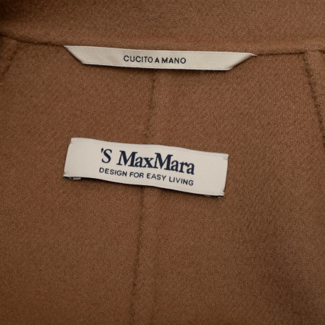 Max Mara Ubranie beżowy płaszcz