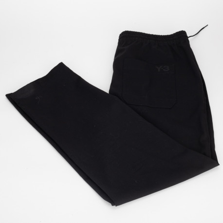 Y/PROJECT Ubranie czarne spodnie w kant