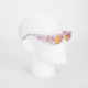 The Attico Okulary fioletowe z zoltymi szkłami