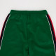 Gucci Ubranie Zielone spodnie z czarno - czerwonym lampasem
