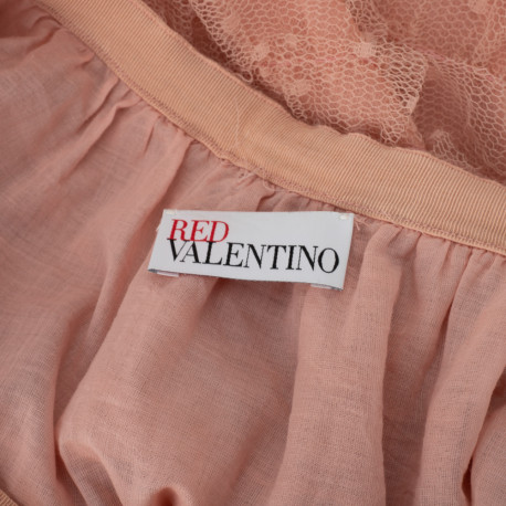 Red Valentino Spódnica różówa z tiulem