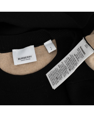 Burberry Sweter czarny z logo